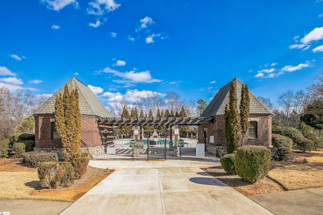 exterior space featuring a community pool