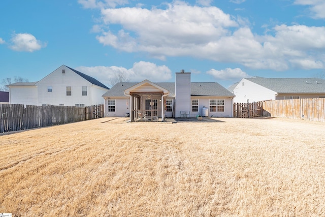 rear view of house featuring a patio area