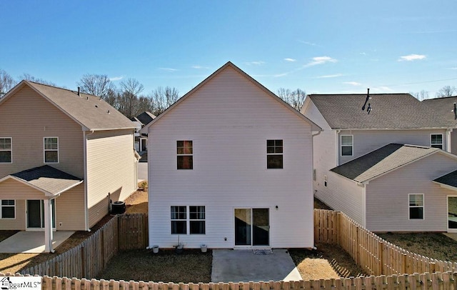 back of house featuring a patio