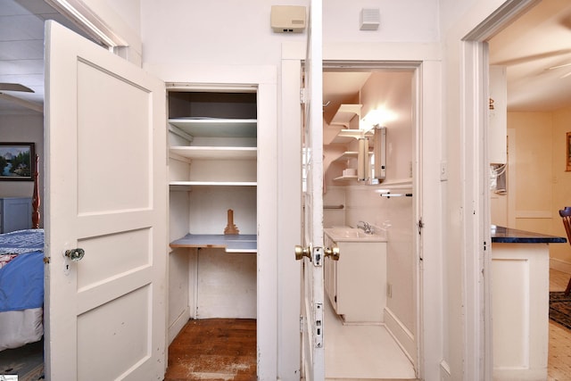 pantry featuring sink