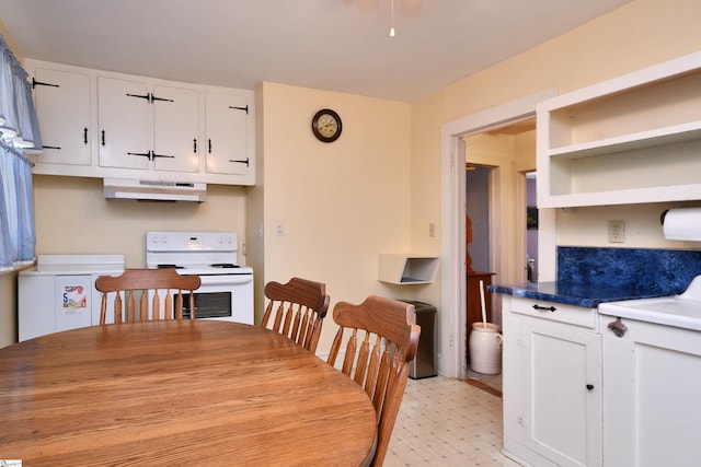 view of dining area