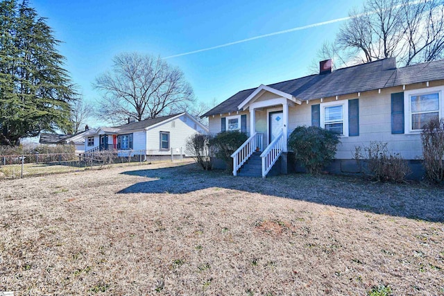 view of ranch-style home