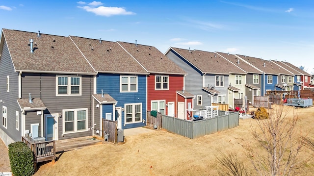 view of back of property