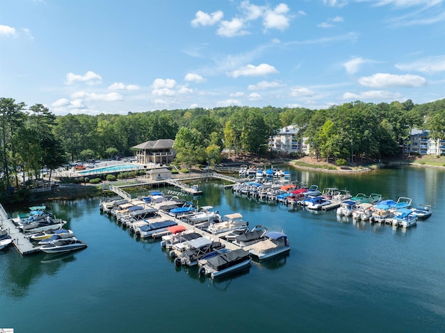 property view of water