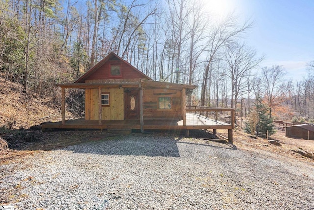 view of front of property