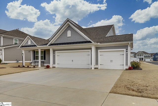 craftsman-style home featuring a porch