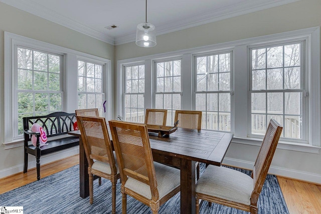 sunroom / solarium with plenty of natural light