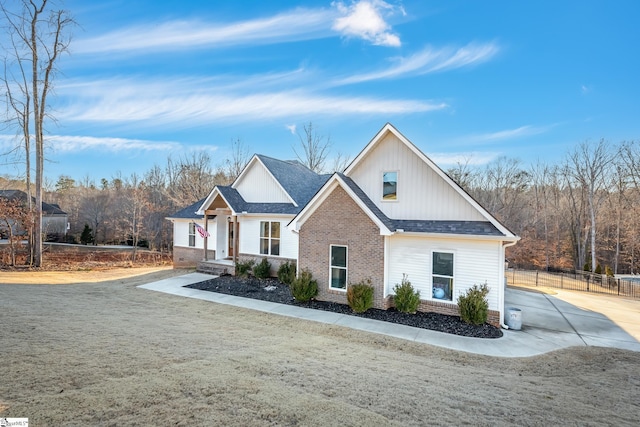 view of front of home