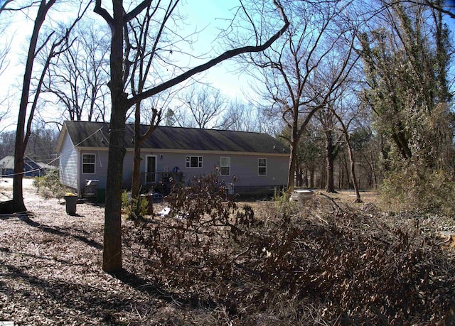 view of back of property