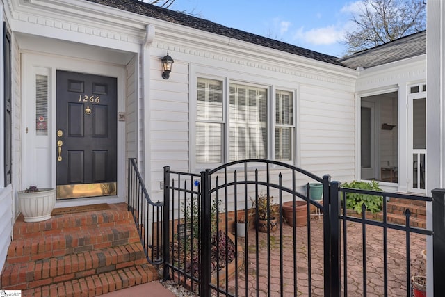 view of entrance to property