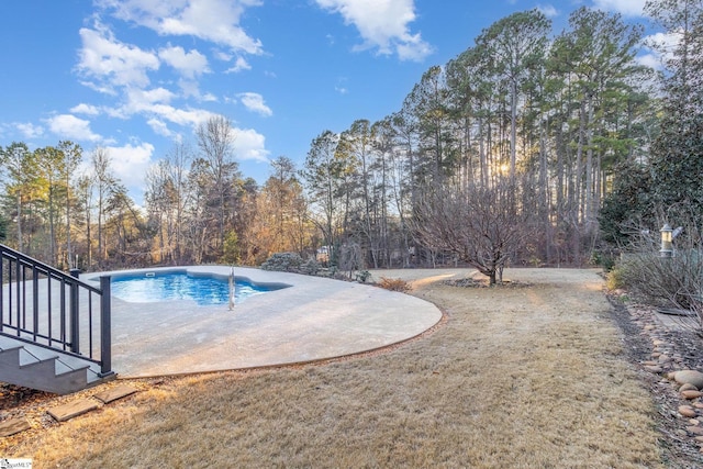 view of pool