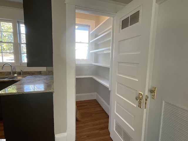 pantry featuring sink