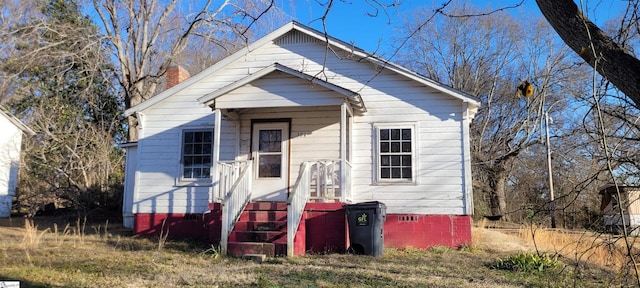 view of bungalow