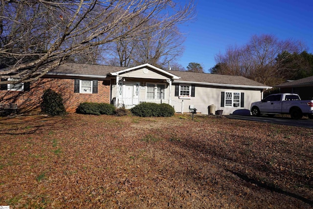 view of ranch-style home