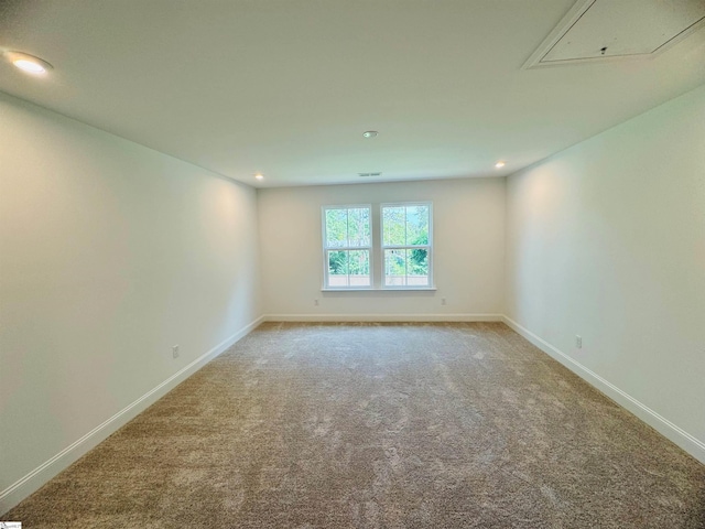 empty room with carpet floors