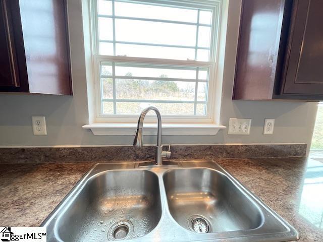 312 Engelmann Ln, Simpsonville, SC 29680 - room details featuring sink and dark brown cabinets
