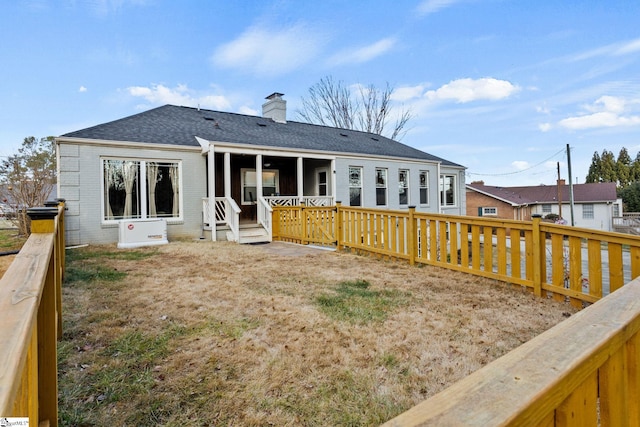 view of back of property