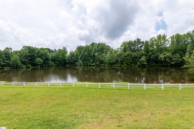 property view of water