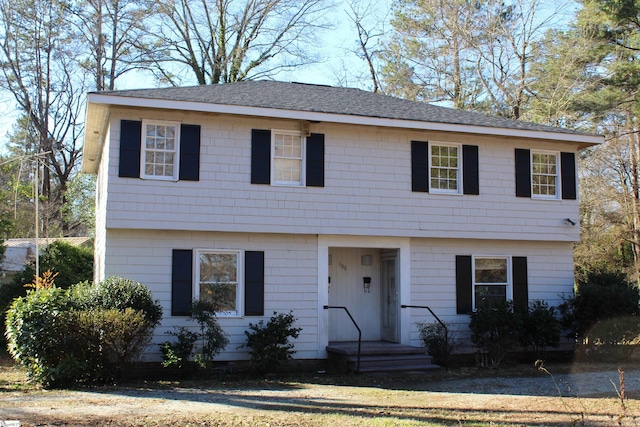 view of colonial home