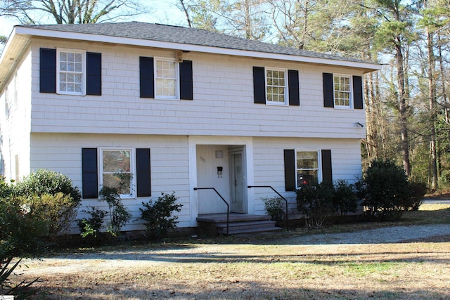 view of colonial home