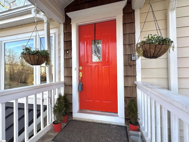 view of entrance to property