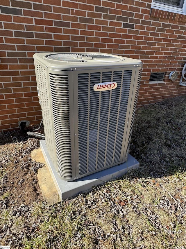 exterior details with central AC unit