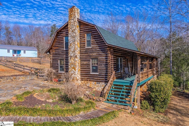 view of property exterior