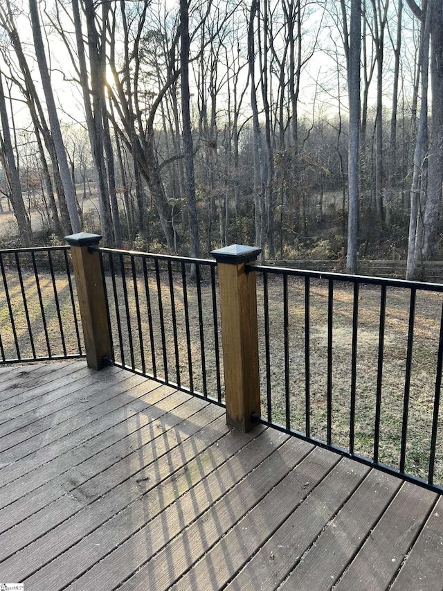 view of deck