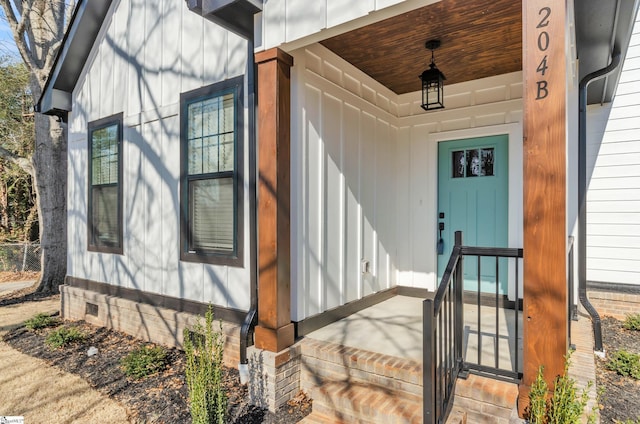 view of entrance to property