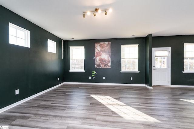 interior space featuring hardwood / wood-style flooring