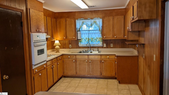 kitchen featuring sink and oven