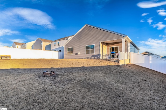 view of rear view of house