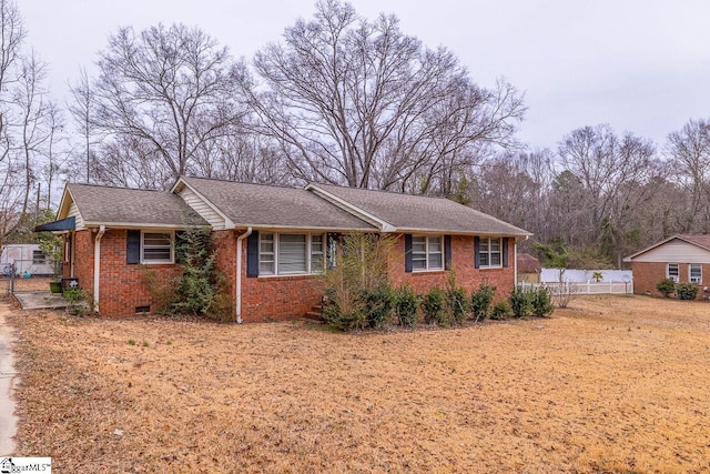 view of ranch-style home