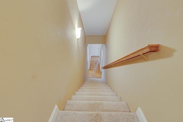 view of staircase