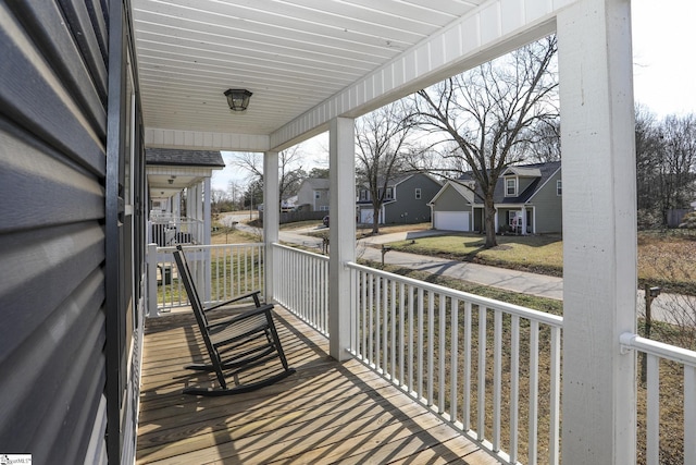 balcony with covered porch