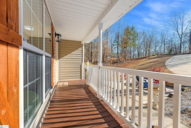 balcony with a porch