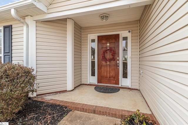 view of property entrance