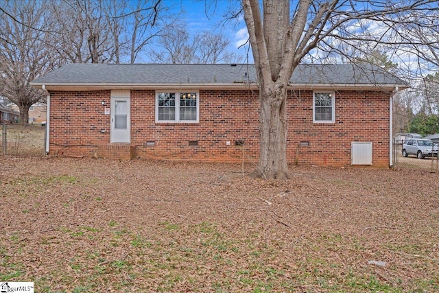 view of rear view of house