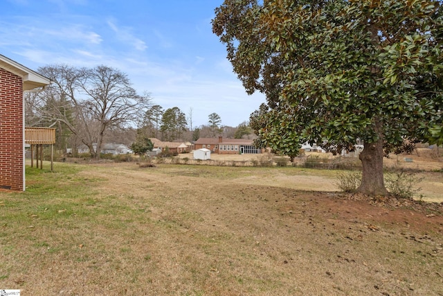 view of yard