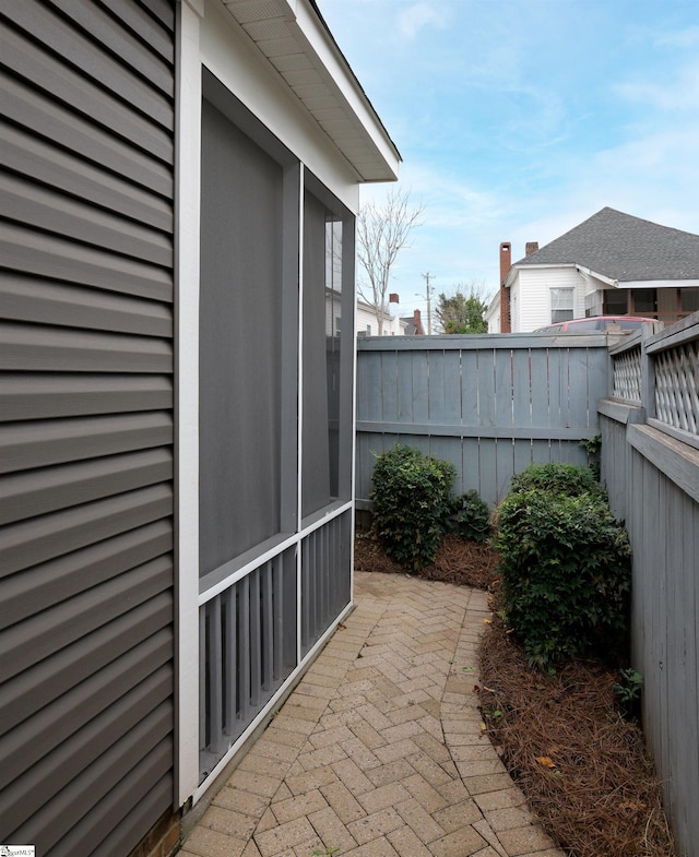 view of patio