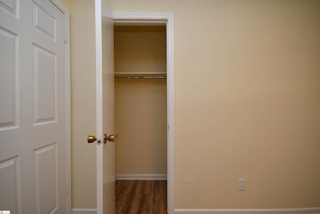 view of closet