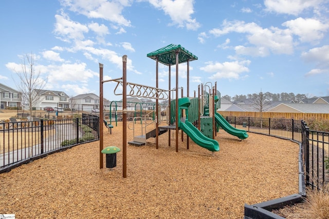 view of jungle gym