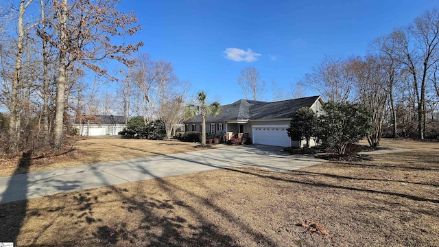 ranch-style house with a garage