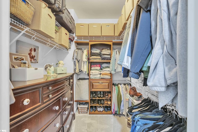 view of spacious closet