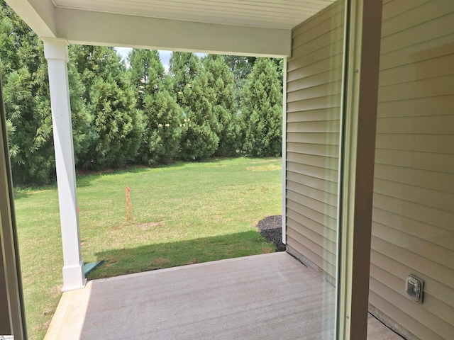 101 Muir Way, Piedmont, SC 29673 - view of green lawn with a patio area