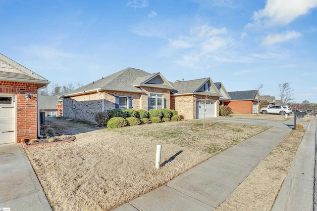 ranch-style house with a garage