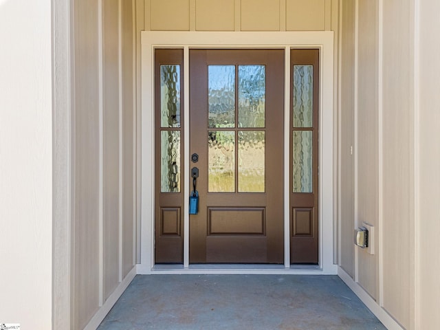 view of property entrance