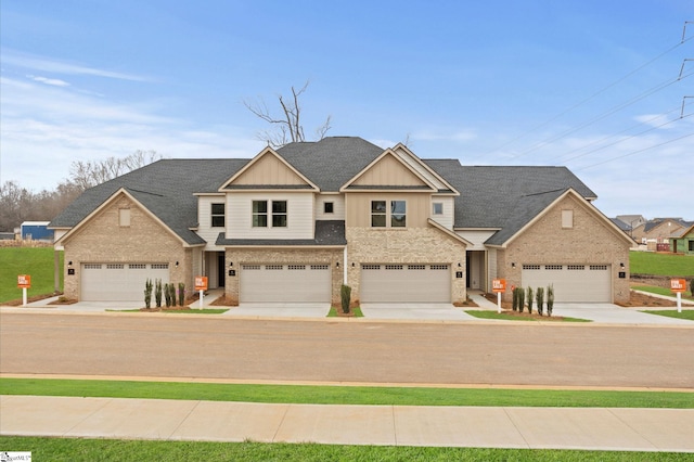 craftsman-style house featuring a garage