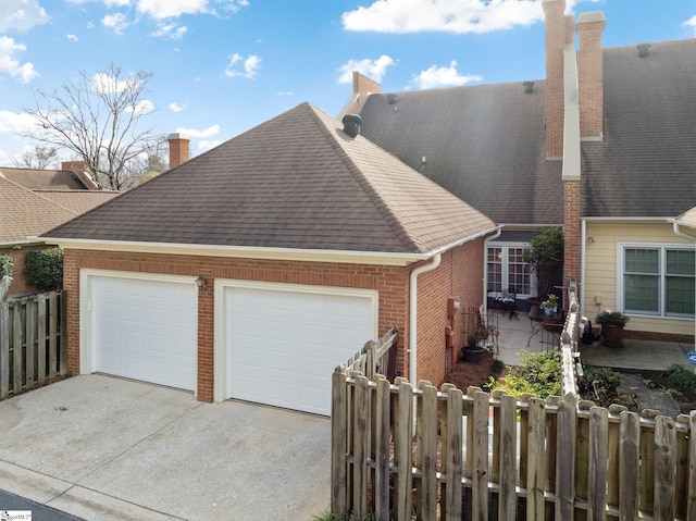 view of front of house with a patio