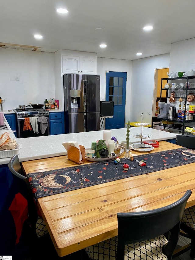 view of dining room